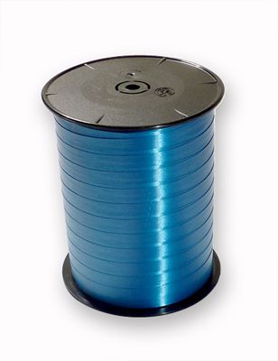 Bolduc ruban satiné BLEU CLAIR décoratif en bobine 500m x 7mm