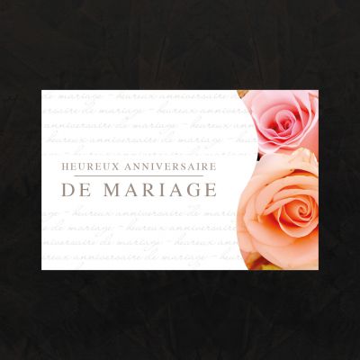 cartes de mariage heureux