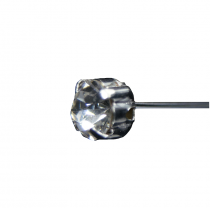 Epingle Tête Diamant 5mm ( x 12 )