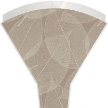 Poche Bouquet Skeleton Leaves 50x44x12 Taupe ( x 50 )