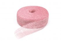 Ruban Jute 50mm x 40m Rose Clair