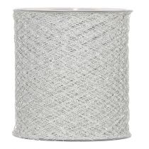 Ruban Veletta 10cm x 20m Argent