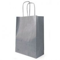 Sac Kraft Blanc 18x8 H22 Gris ( x 50 )