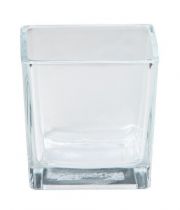 Vase Verre Cube 8x8x8