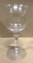 Vase Verre D12,5 H12/28 sur pied