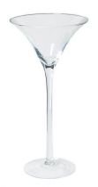 Vase Verre Martini D25 H50 